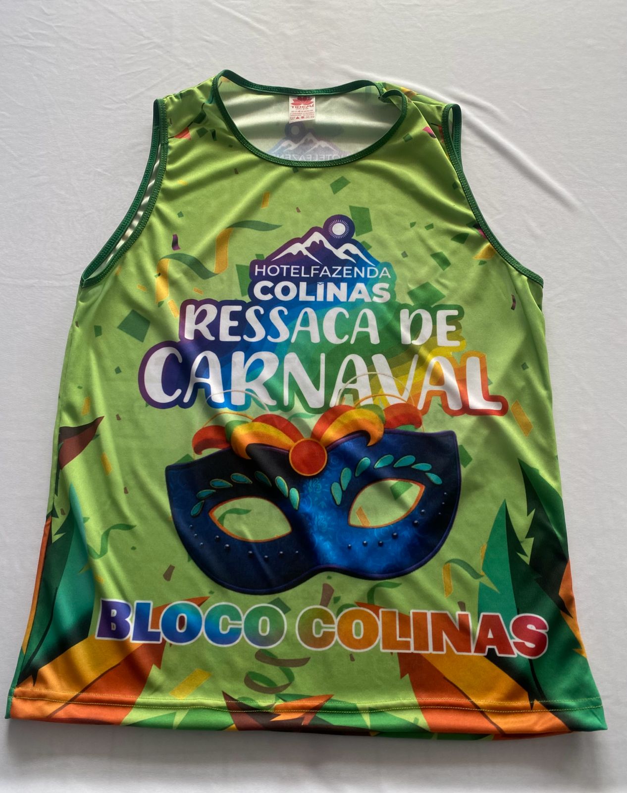 Abadá personalizado Bloco Colinas - Ressaca de Carnaval
